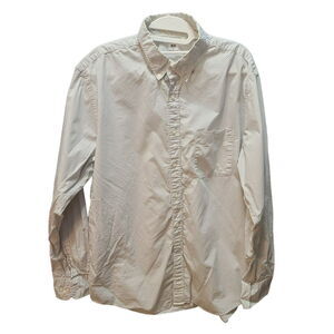 Uni Qlo Mens Button Up Shirt Multicolor Size XL 100% Cotton Long Sleeve Pocket